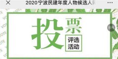 2020宁波民建年度人物活动投票